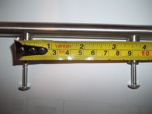 10 Bar Pulls 3.5" in Center to Center Polished Nickel Drawer Pull 5 7/8" Overall - Picture 4 of 5