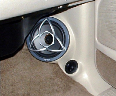 Q-Logic Custom Kick Panel Speaker Mounts GMC DENALI 2001-2006
