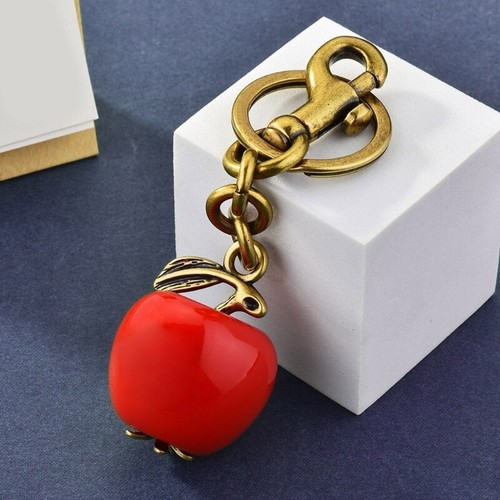 Unique Apples Shaped Key Rings Multifunctional Handbag Decoration Alloy Texture - Zdjęcie 5 z 8