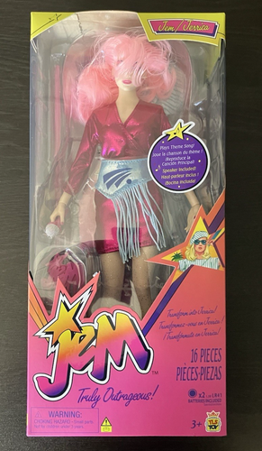Jem & The Holograms 40th Anniversary Jem/Jerrica Doll 2025 - New/NIB