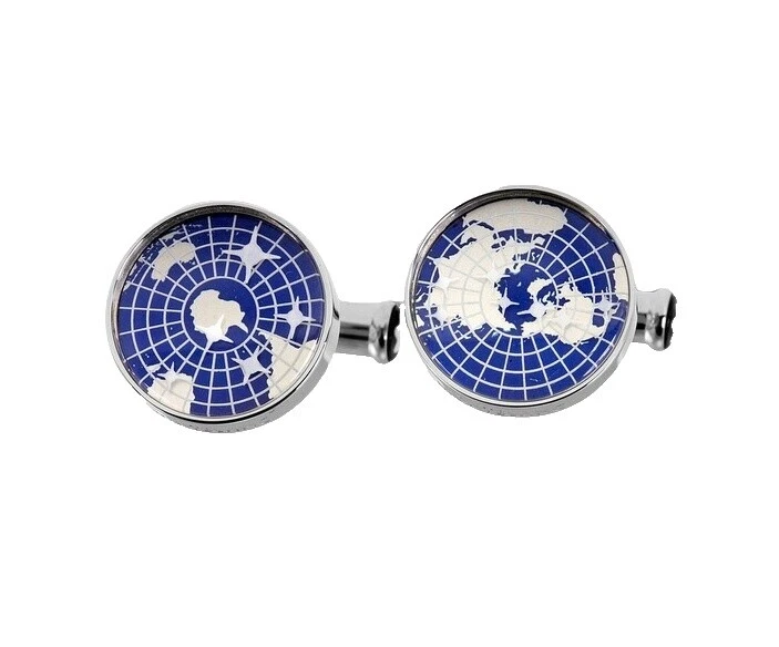 Gemelos de zafiro de vidrio para hombre