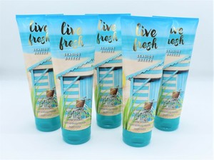 Lot Of 5 Bath Body Works Live Fresh Sea Breeze Body Cream 8 Oz