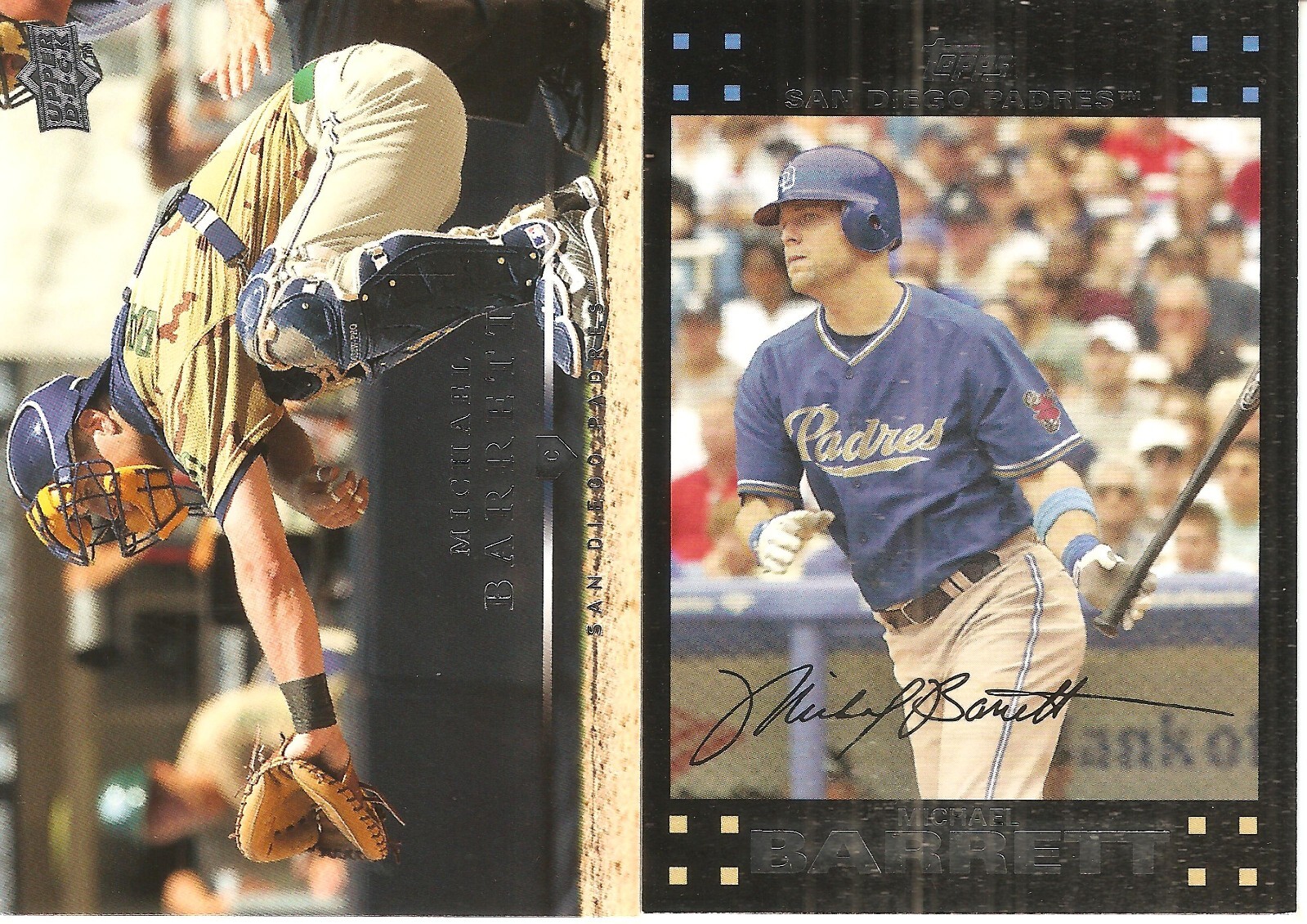 2 DIFFERENT BASEBALL CARD LOT OF MICHAEL BARRETT 151