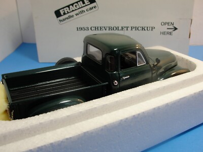 Danbury Mint 1/24 1953 Chevrolet Pick Up Truck Dark Green Diecast