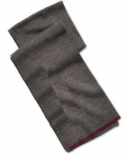  147 Block Headwear Men's Gray Red Classic Logo Winter Outdoor Scarf One Size