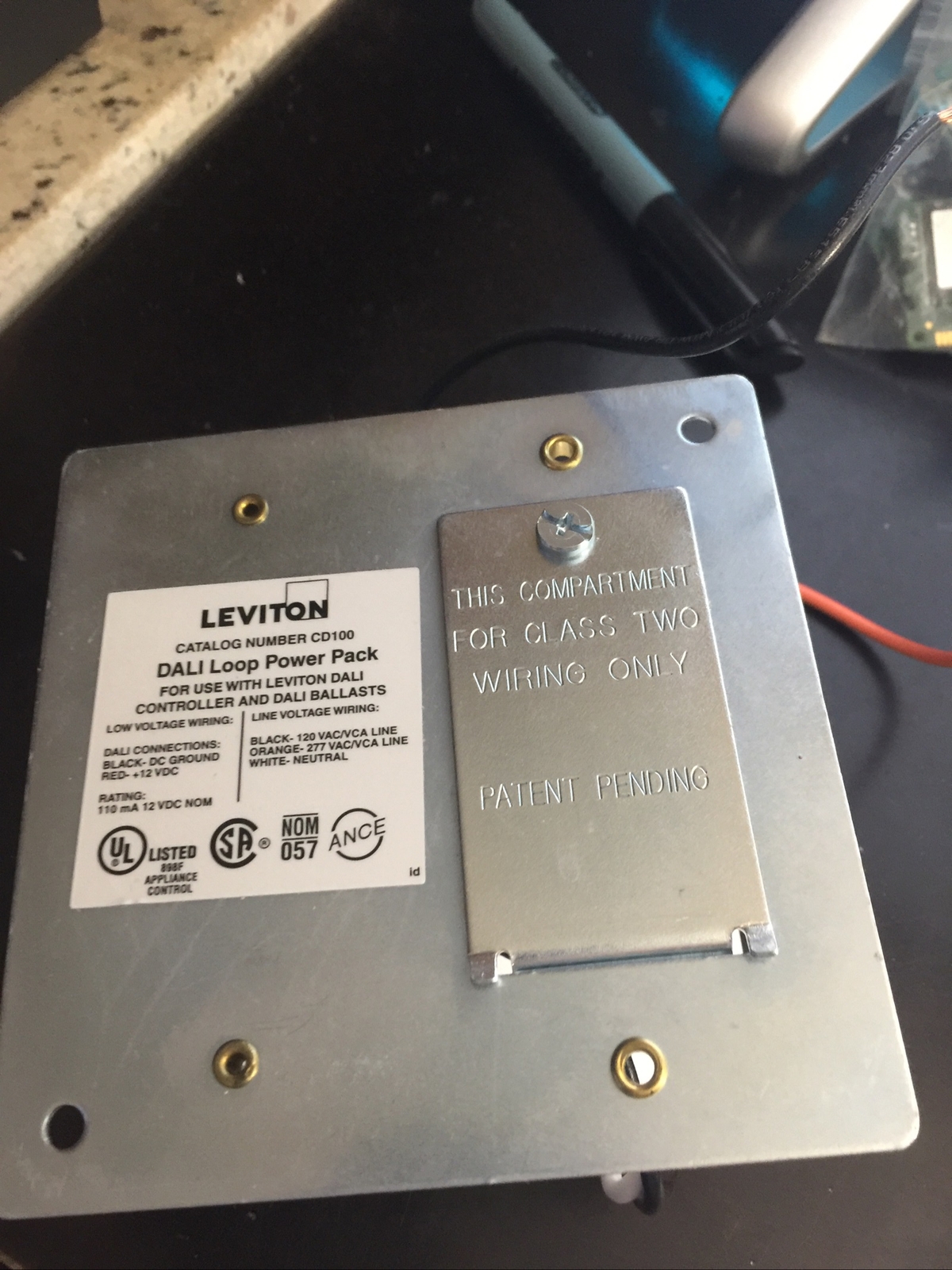 Leviton CD100 Dali Loop Power Pack, For Use With Dali Compatible Dimmer