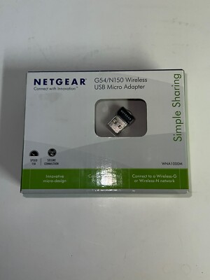 NETGEAR G54/N150 WiFi USB Micro Adapter wireless