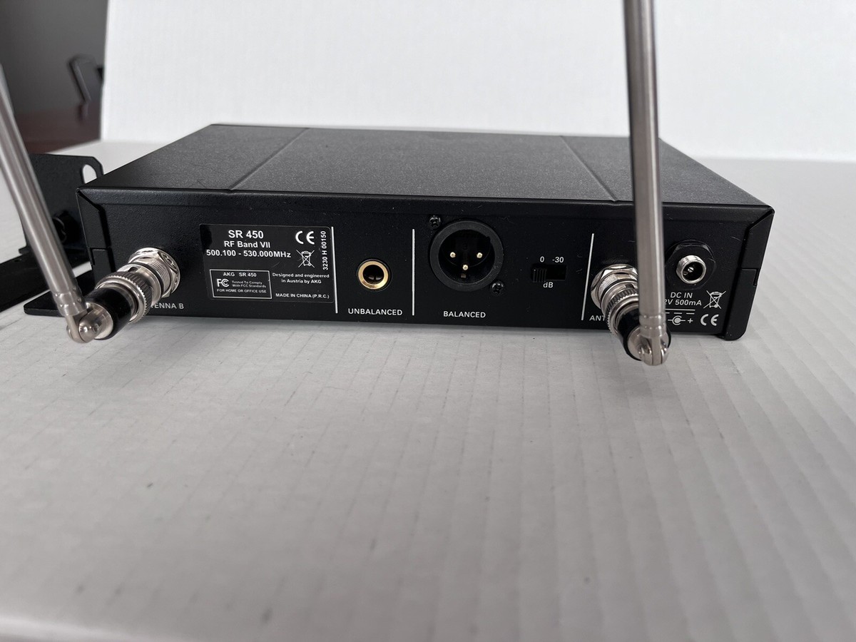 AKG SR450 Stationary Receiver RF Band VII 500.1-530 MHz | eBay