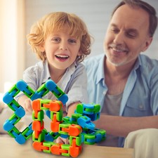 Fidget Toys  Bike Chain Fidget Bracelet Puzzle E