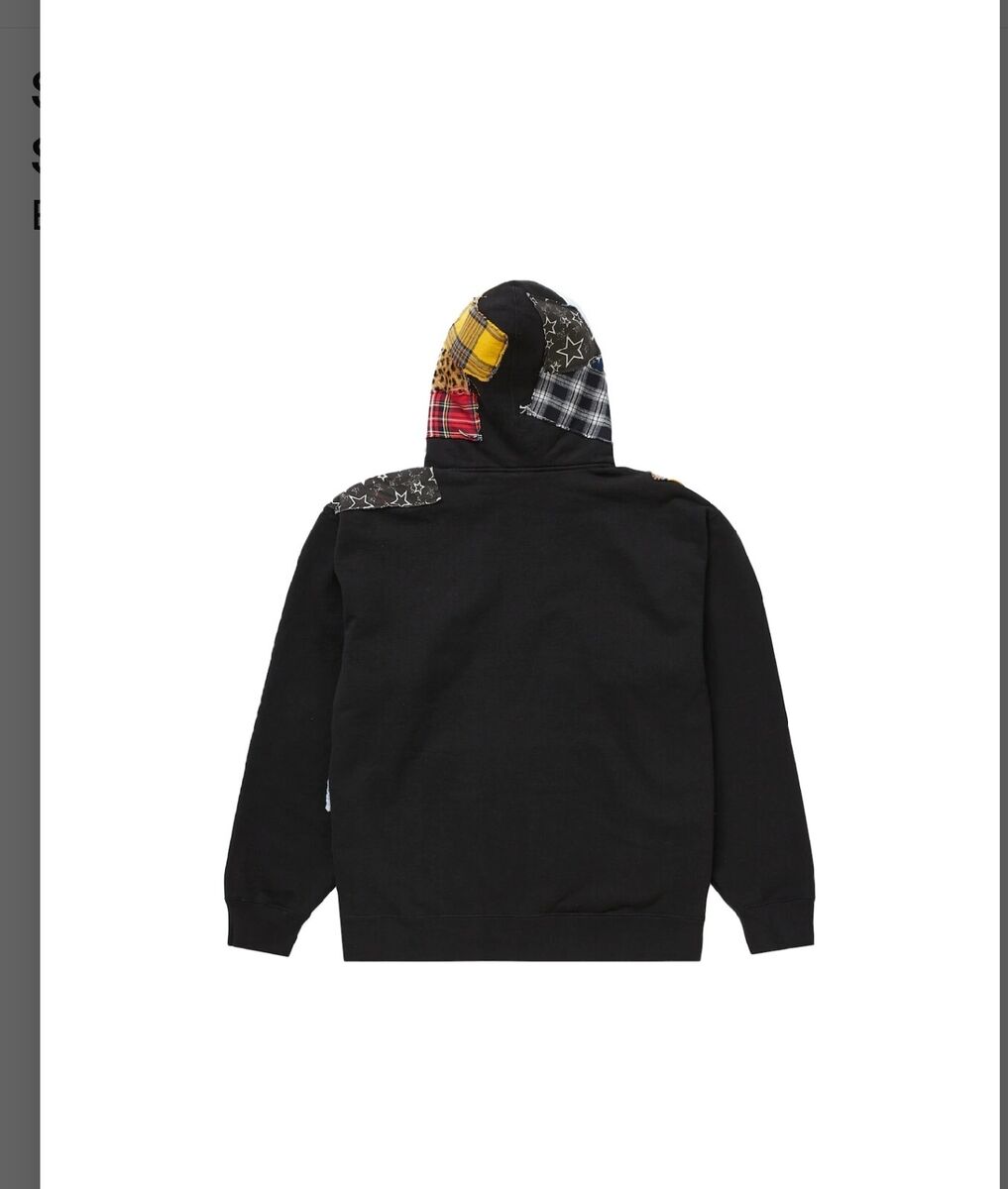 Supreme FW22 Patchwork Full Zip-Up Hoodie Large No 2 Are Supreme FW22 Patchwork Full Zip-Up Hoodie Large No 2 Are