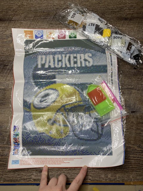Diamond Art 51237 Kit 10x12 NFL Team Green Bay Packers for sale online
