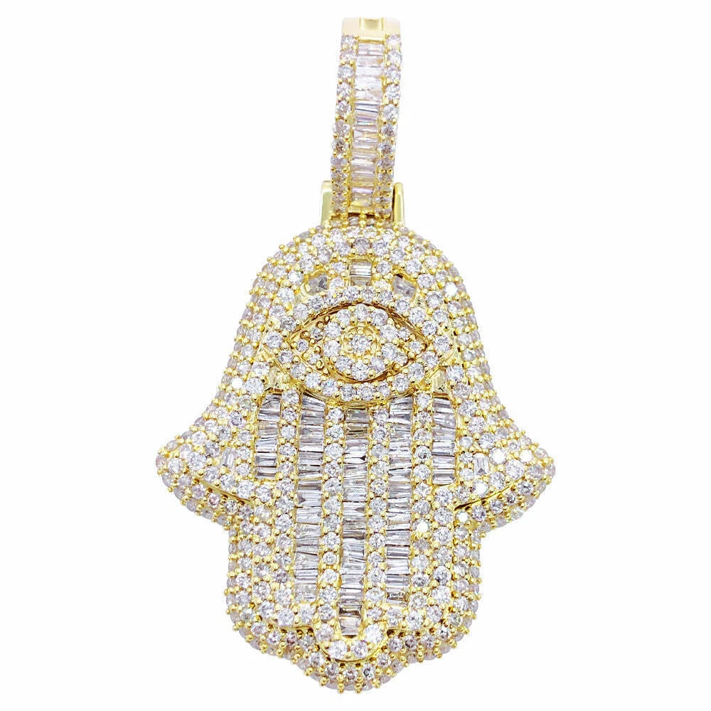 Iced out deals hamsa hand