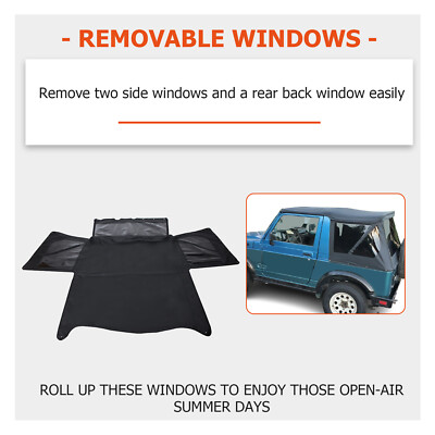 Samurai Soft Top KOJEM Soft Top For Suzuki Samurai (1986-1994 - Foto 2