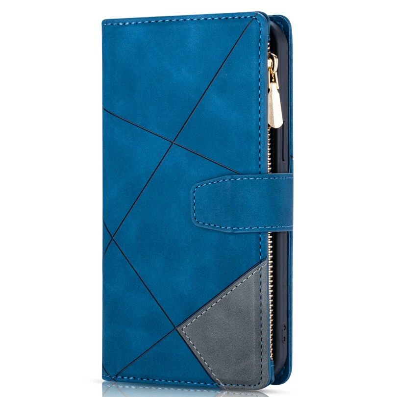 Zip Leather Wallet Case Strap Multi Card Pocket Flip Cover for LG Stylo 5 6 7 - Image 3 of 4