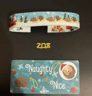 zox band Med NAUGHTY OR NICE *Weihnachten*Igel*-