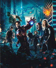 HEMSWORTH HIDDLESTON RUFFA  signed Autogramm 20x25cm AVENGER in Person autograph