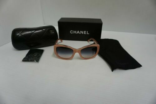 CHANEL CAT EYE SUNGLASSES Black & Beige C534/M3, A71614  display picture 2