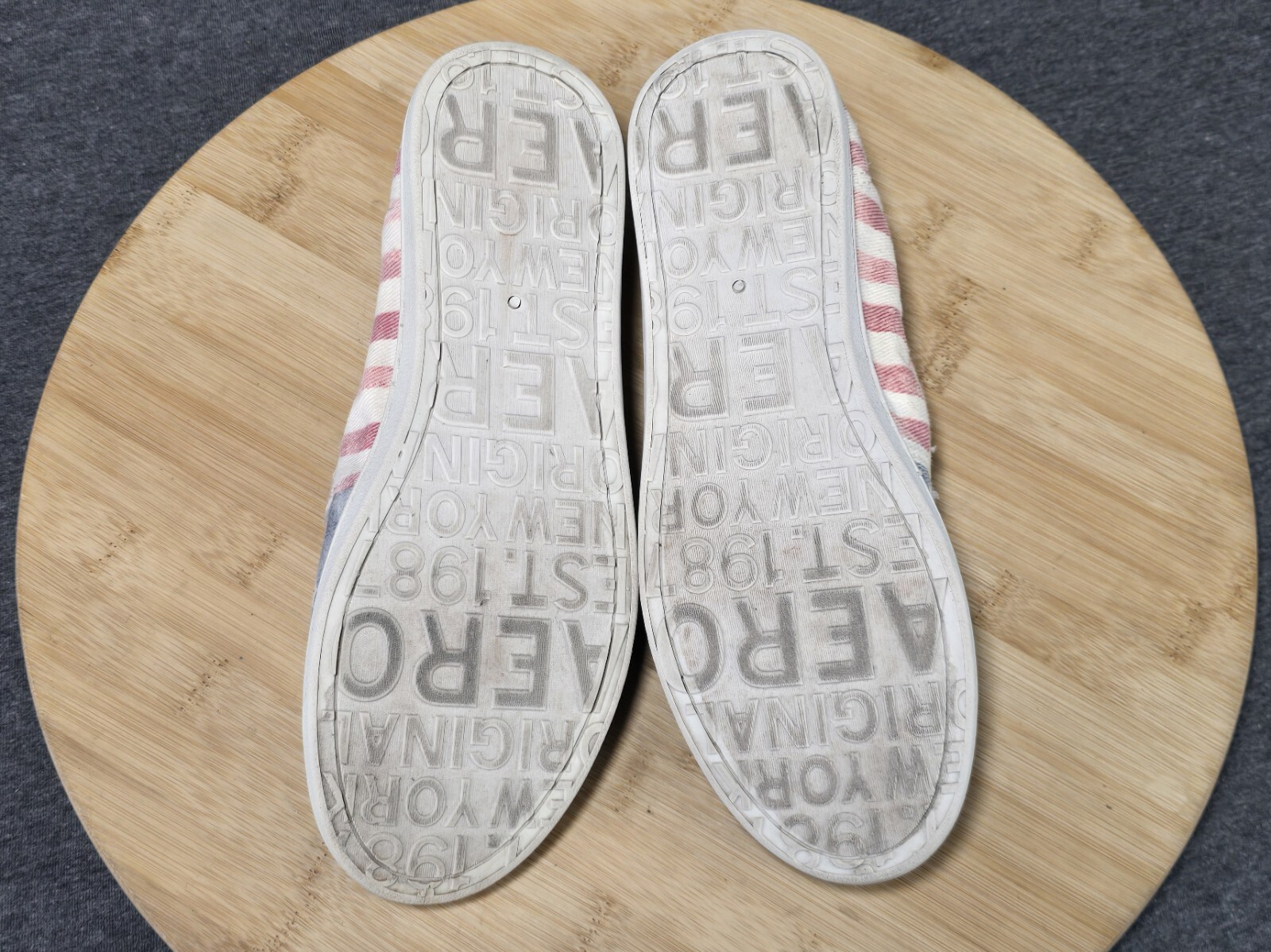 Aeropostale Stars and Stripes Canvas Loafers Women's Size 9 Shoes American Flag