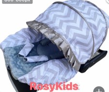 baby infant car seat cover canopy cover slip cover headrest pillow 5PC One size