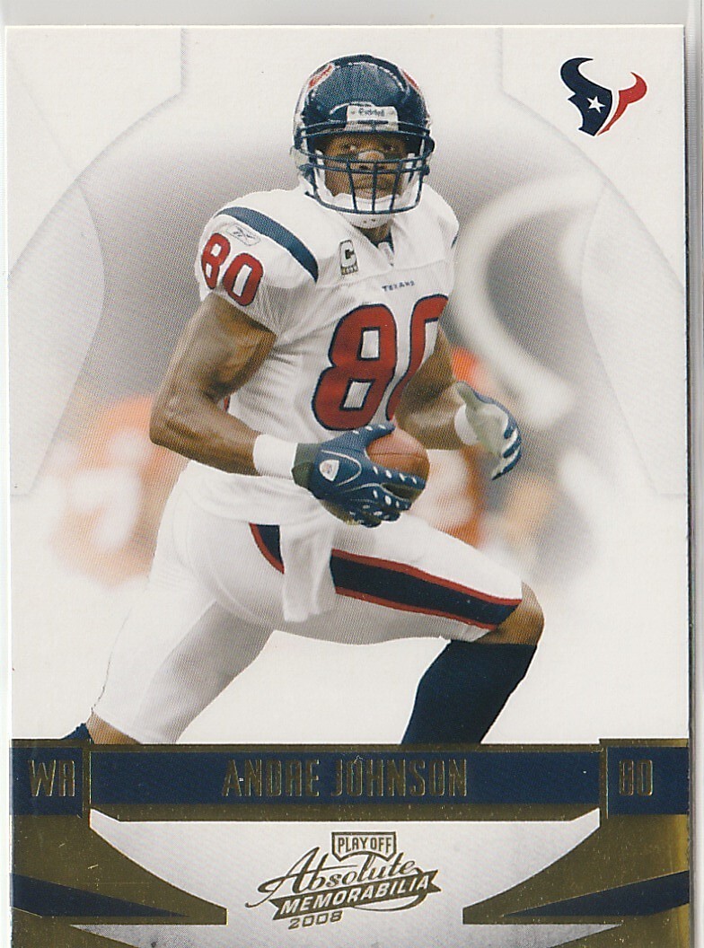 2008 Playoff Absolute Andre Johnson #61 Houston Texans HOF