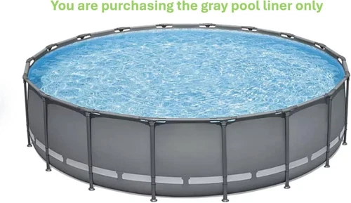 Above Ground Bestway/coleman Pool Liner Replacement, 18 Ft x 48 in (Gray)