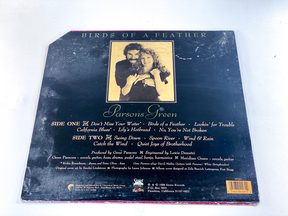 Parsons Green - Birds Of A Feather 1988 NM/VG+ Ultrasonic Parsons Green - Birds Of A Feather 1988 NM/VG+ Ultrasonic