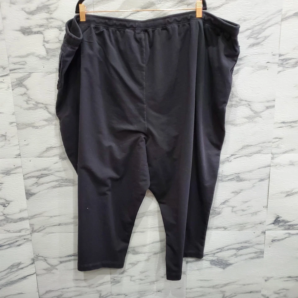 Pantalones Liz and Me para mujer talla grande 5X negros con cordón bolsillos de lentejuelas Foto 4 de 4