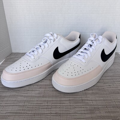 Size 12 - Nike Court Vision Low White Light Soft Pink W for