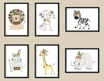 safari nursery wall decor