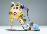 Rare Irregular Choice Muppets Miss Piggy Diva Shoes Heel Shoes Uk 5