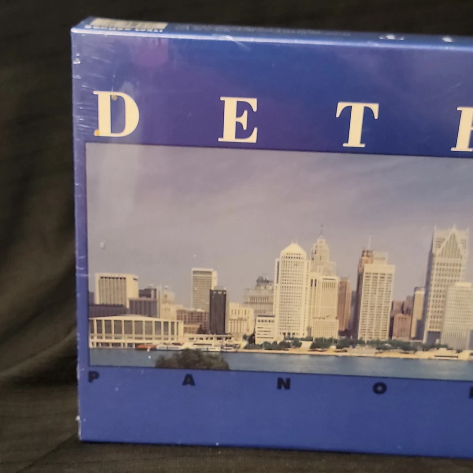 NEW Detroit City Skyline Panorama Jigsaw Puzzle 500 Pieces Downtown 36"x12" NIB - Image 2 of 4