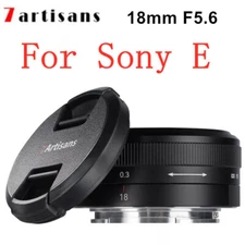 7artisans 18mm F5.6 Full Frame Wide Angle MF Fixed Focus Lens for Sony E-Mount 