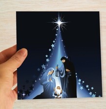 Religious Christmas Cards or Pack Christian Cards Nativity "A Star is Born" Xmas