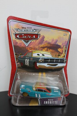 MARIO ANDRETTI #22 Ford Fairlane Diecast World Disney Pixar Cars L4153 M1054