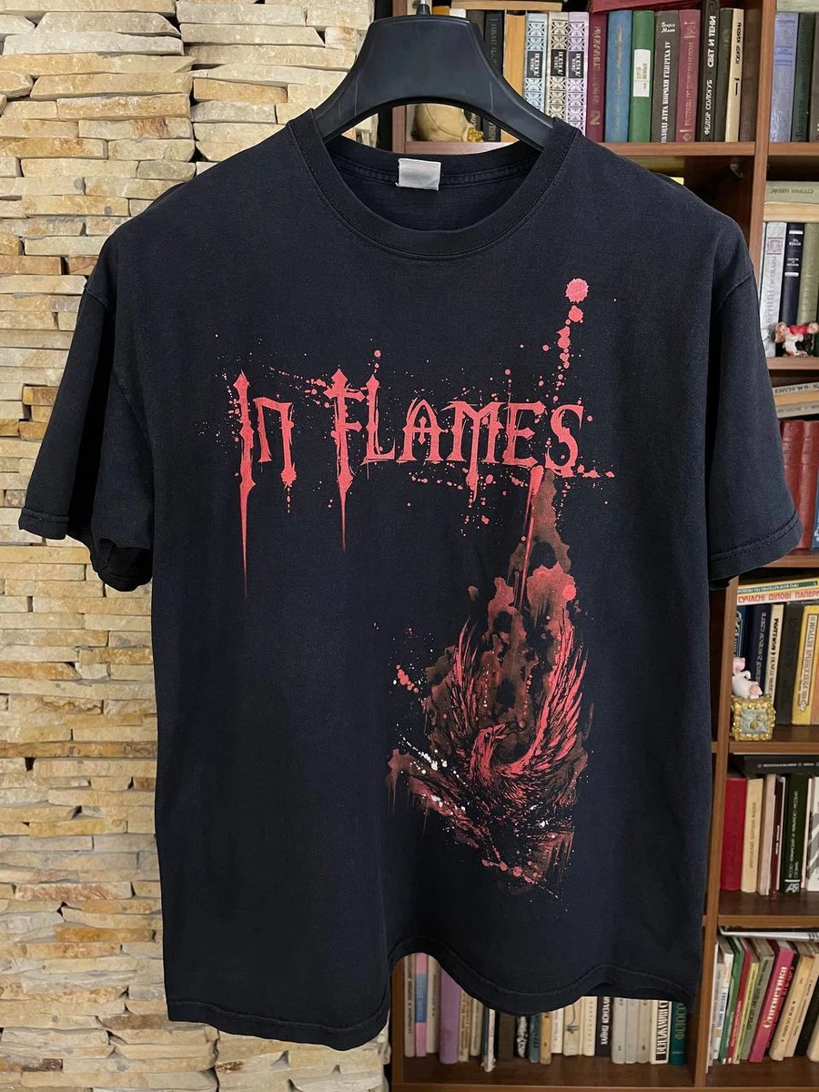 In Flames vintage t shirt XL sz Rock tee Band tee eBay