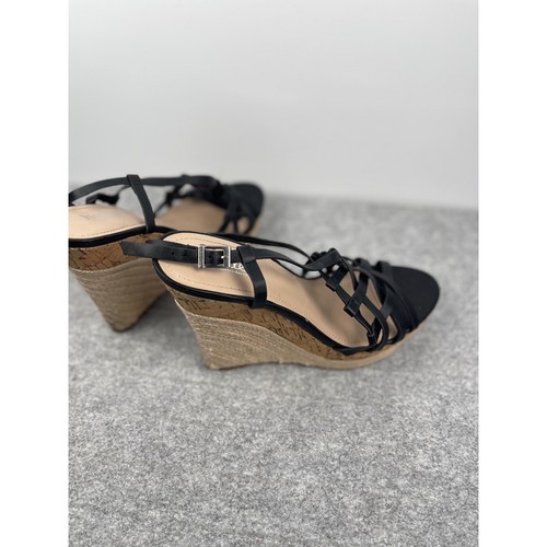Charles by Charles David espadrillas zeppa tacco alto, nero, donna taglia 8,5 - Foto 8 di 14