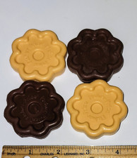 Vintage Fisher Price Fun With Food Set Of 4 Cookies, Chocolate  Vanilla 1987