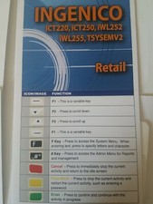 Ingenico Booklet With Glass Decals
