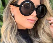 Vintage Style Oversized Round Sunglasses UV400 - Cirq