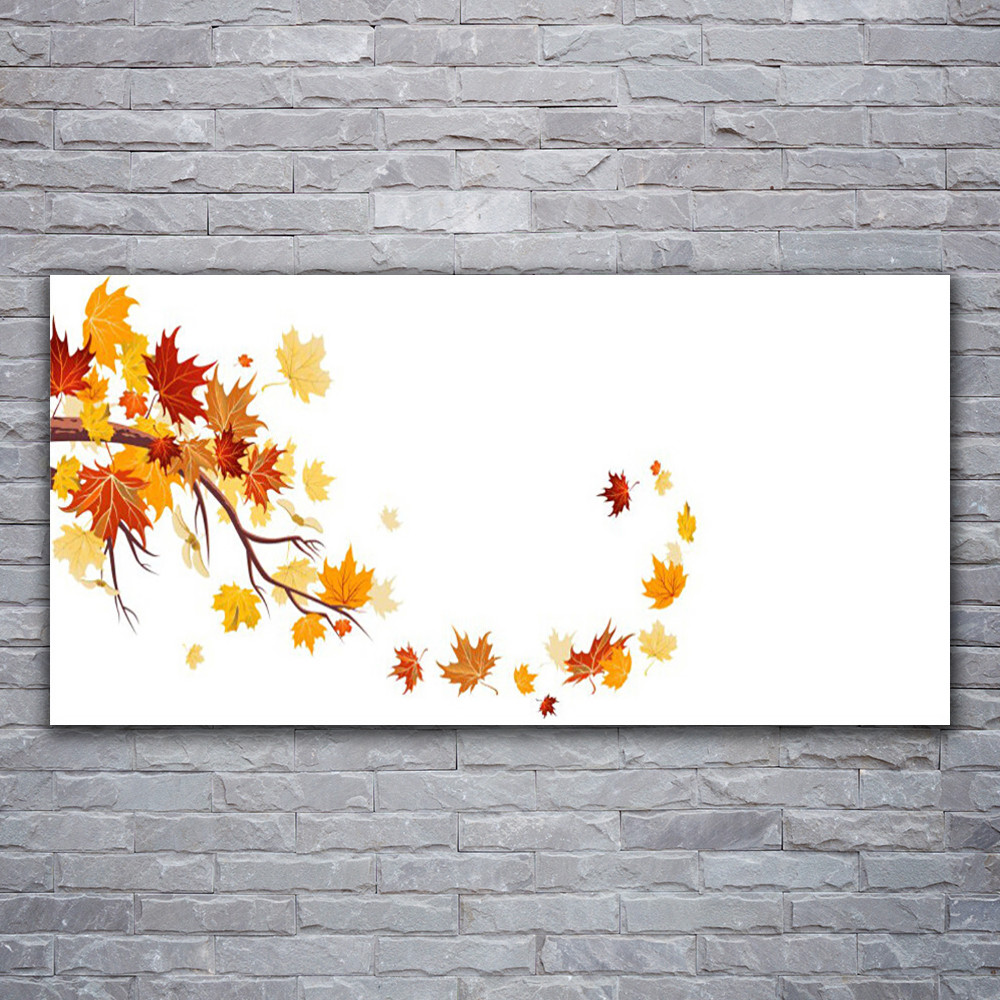 Tableau plexiglas 120x60cm Art Feuilles pour décoration murale