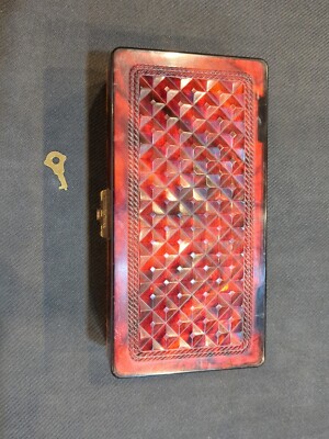 Vintage Common Wealth Plastic Corps Jewelry Box