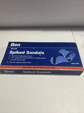 Bon Tool 82-799 Spiked Sandals - Plastic - 1-1/4" Spikes-Straps Pair . Brand New