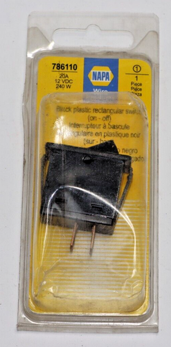 Rocker Type Switch Electrical Rectangular NAPA 786110 20 Amp. 12VDC | eBay