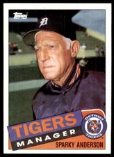 1985 Topps Sparky Anderson . Detroit Tigers #307