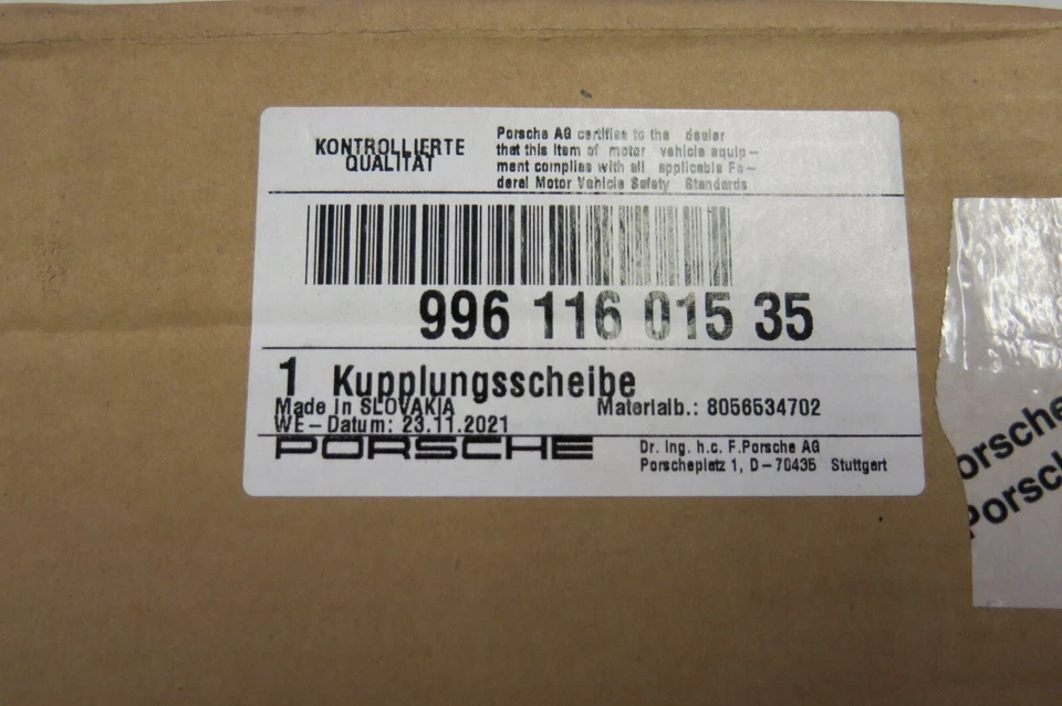 Porsche 99611601535 Transmission Clutch Plate fits 2007-2008 Porsche 911 - Image 3 of 3