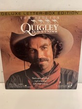 Quigley Down Under 2 Laser Disc Set Exc. Cond.