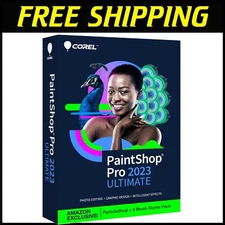 Ultimate PaintShop Pro 2023 | Powerful Graphic Design & AI Photo Editing Tools