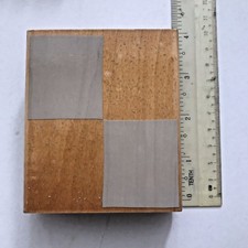 2001 HERO ARTS Solid Blocks and Textures BACKGROUND Mounted RUBBER STAMP H2271