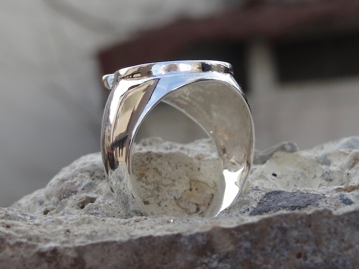 Anello In Argento Sterling 925 Con Motore Harley Davidson - Foto 9