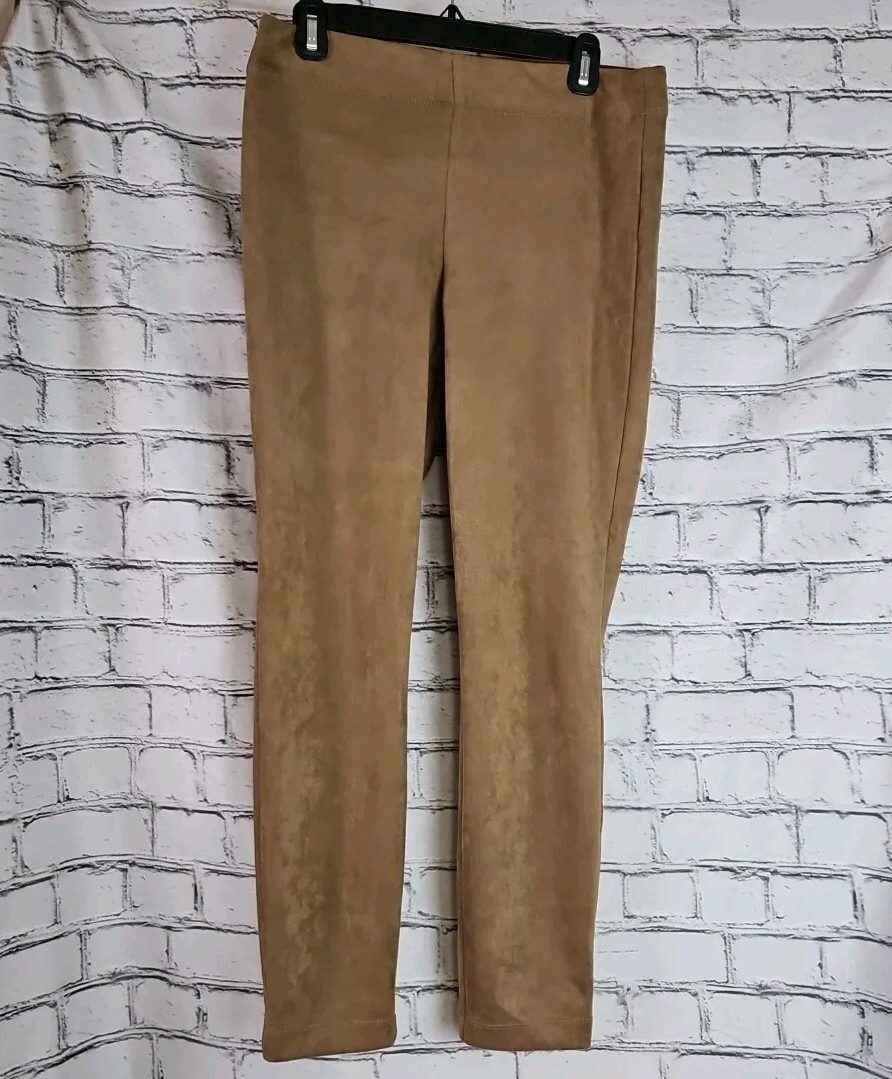 Zara Plus Size Faux Suede Leggings Zara Faux Suede Leggings Size Large
